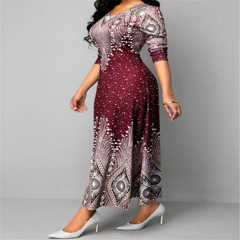 Long sleeve maxi dress - ROUTINE FASHION